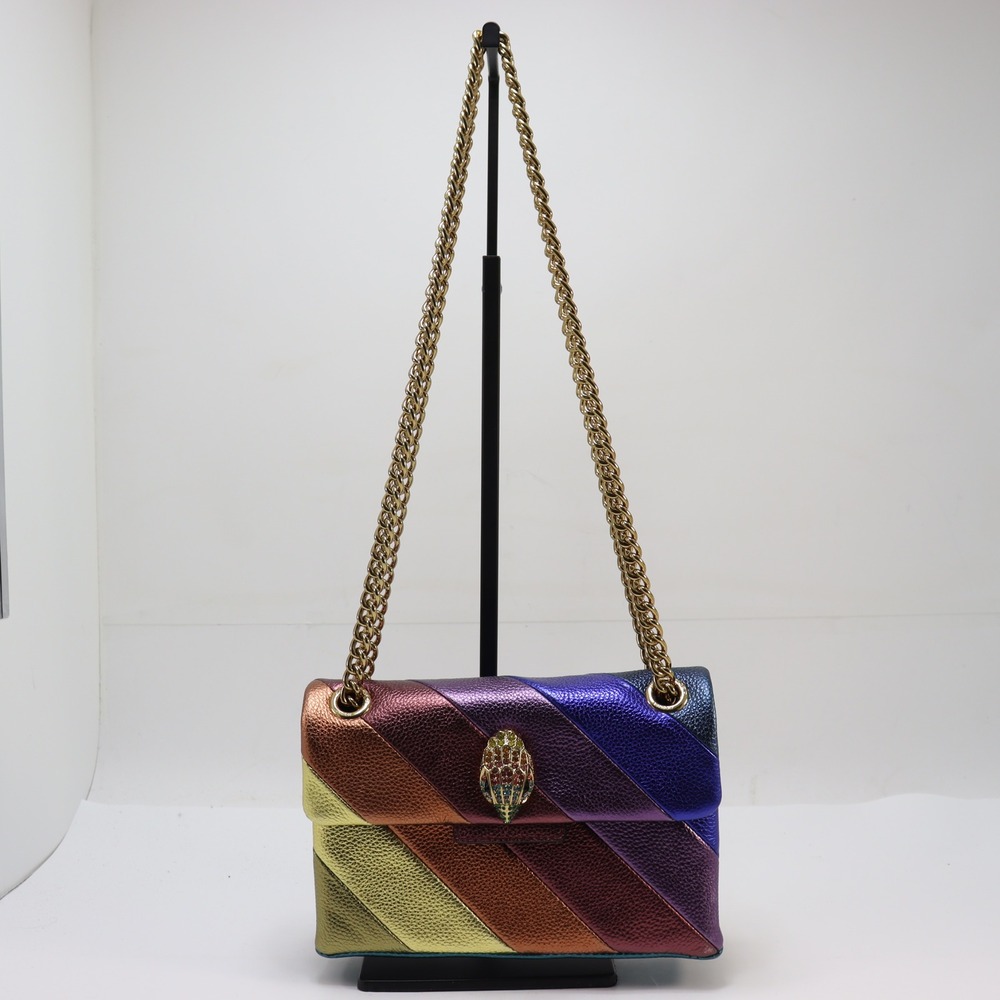 Kurt Geiger Kensington Shoulder Bag Medium Rainbow Multi Womens Glam Purse